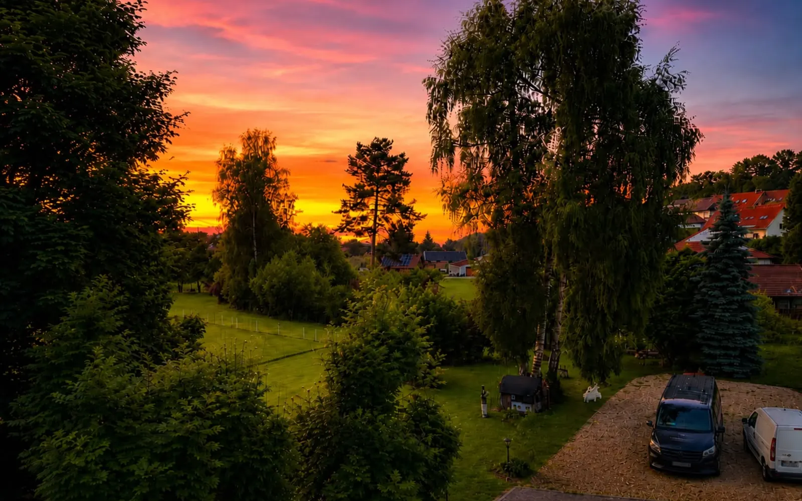 Sonnenuntergang über dem Heimbachtal